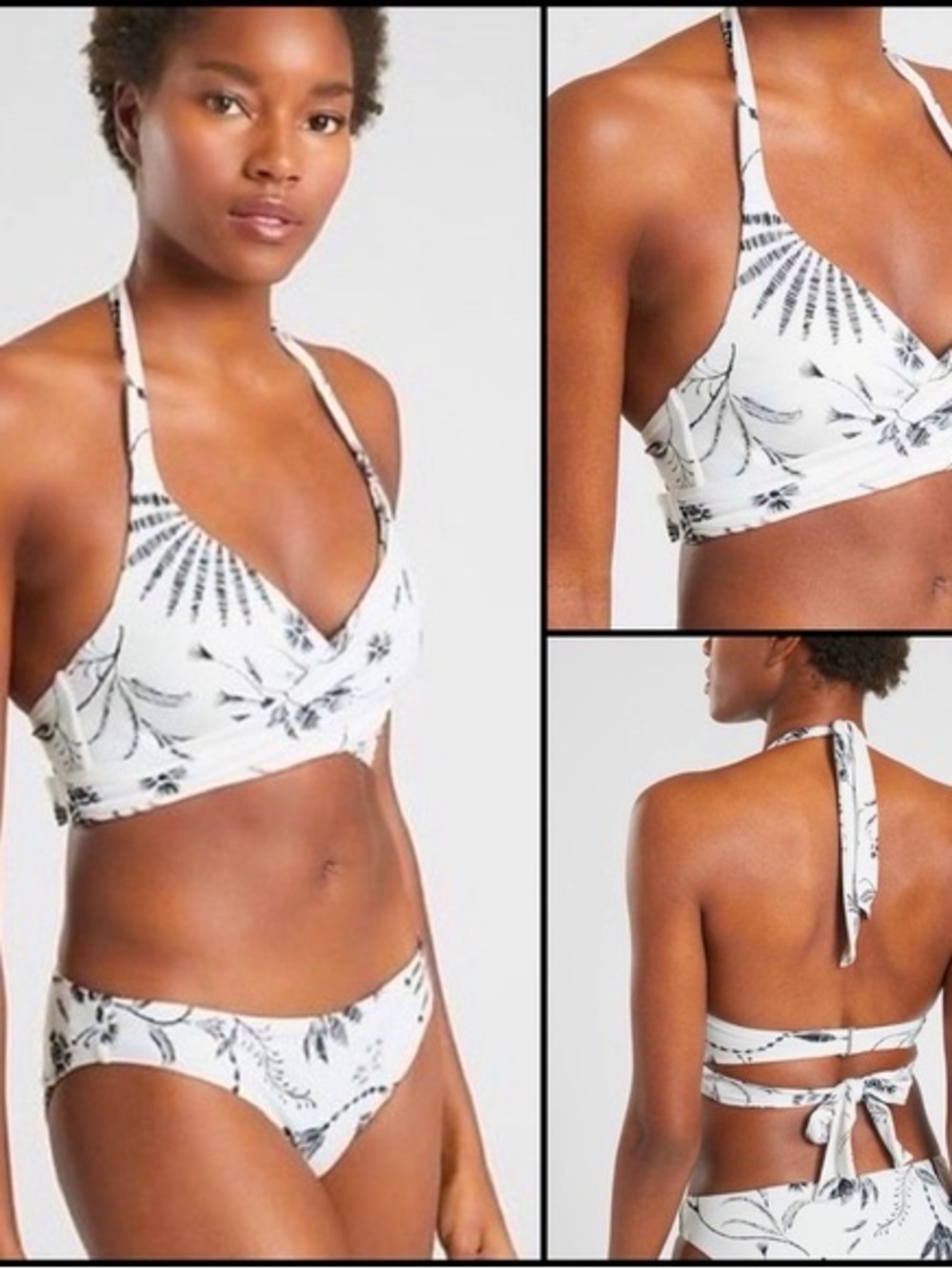 Athleta swim bikini wrap top 36D/DD